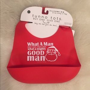 Tunno Tots Silicone Christmas Bib